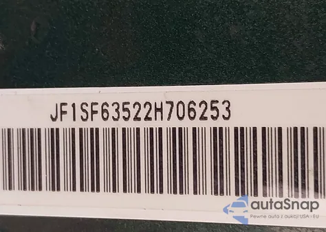 2002 Subaru Forester L из США, поврежденный, VIN JF1SF63522H706253